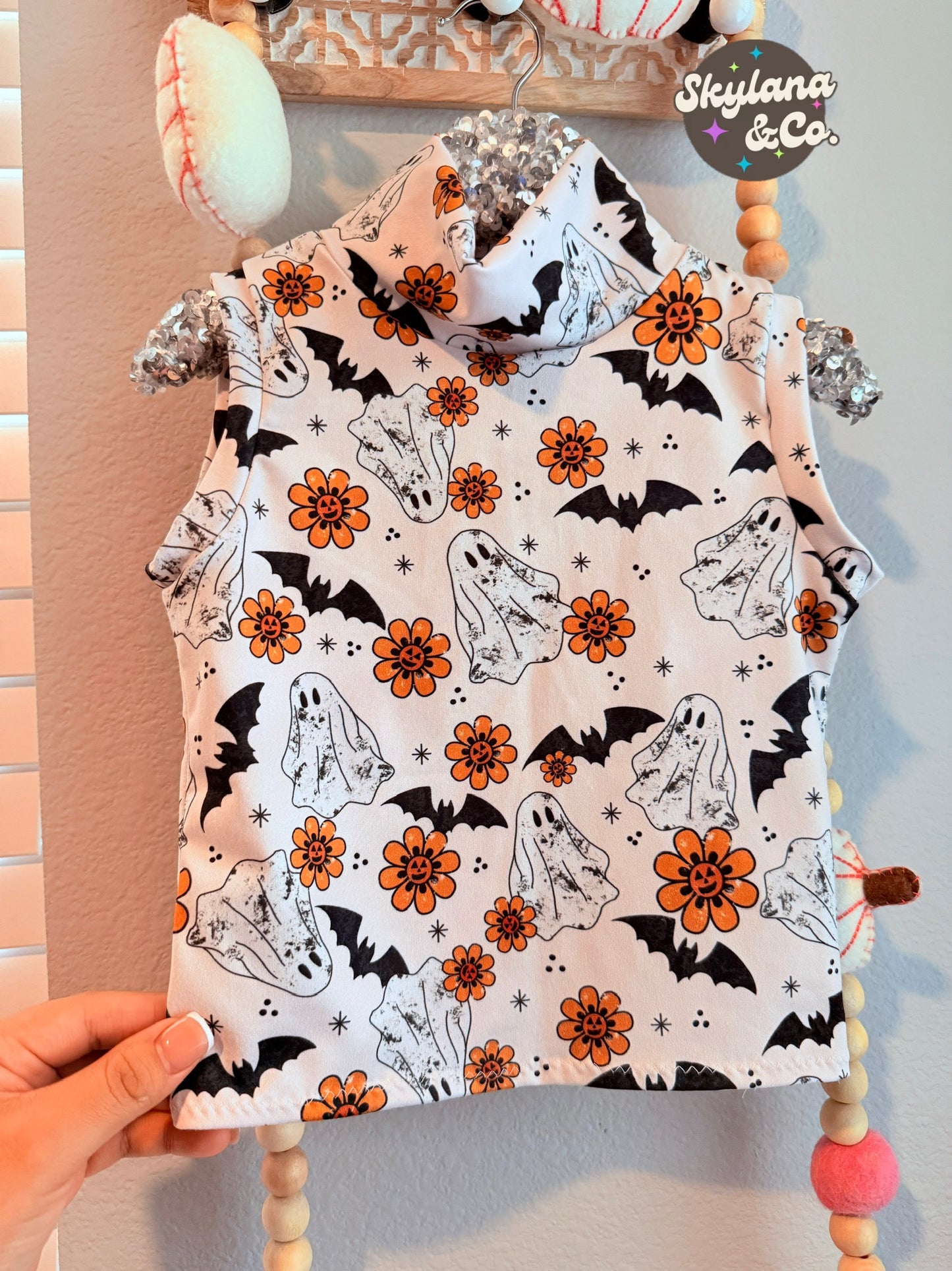 Ghosts Mock Neck Tank 3t