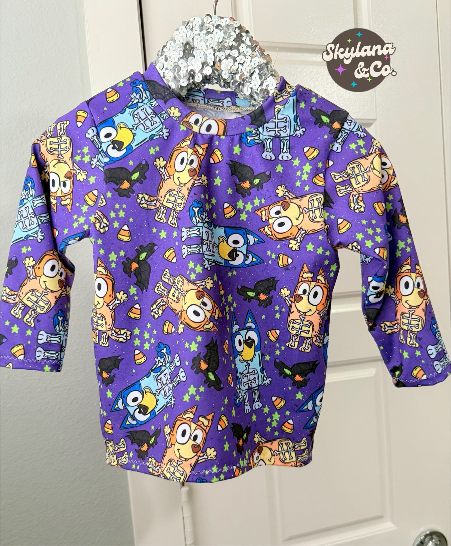 Spooky Dogs LongSleeve 9/12M