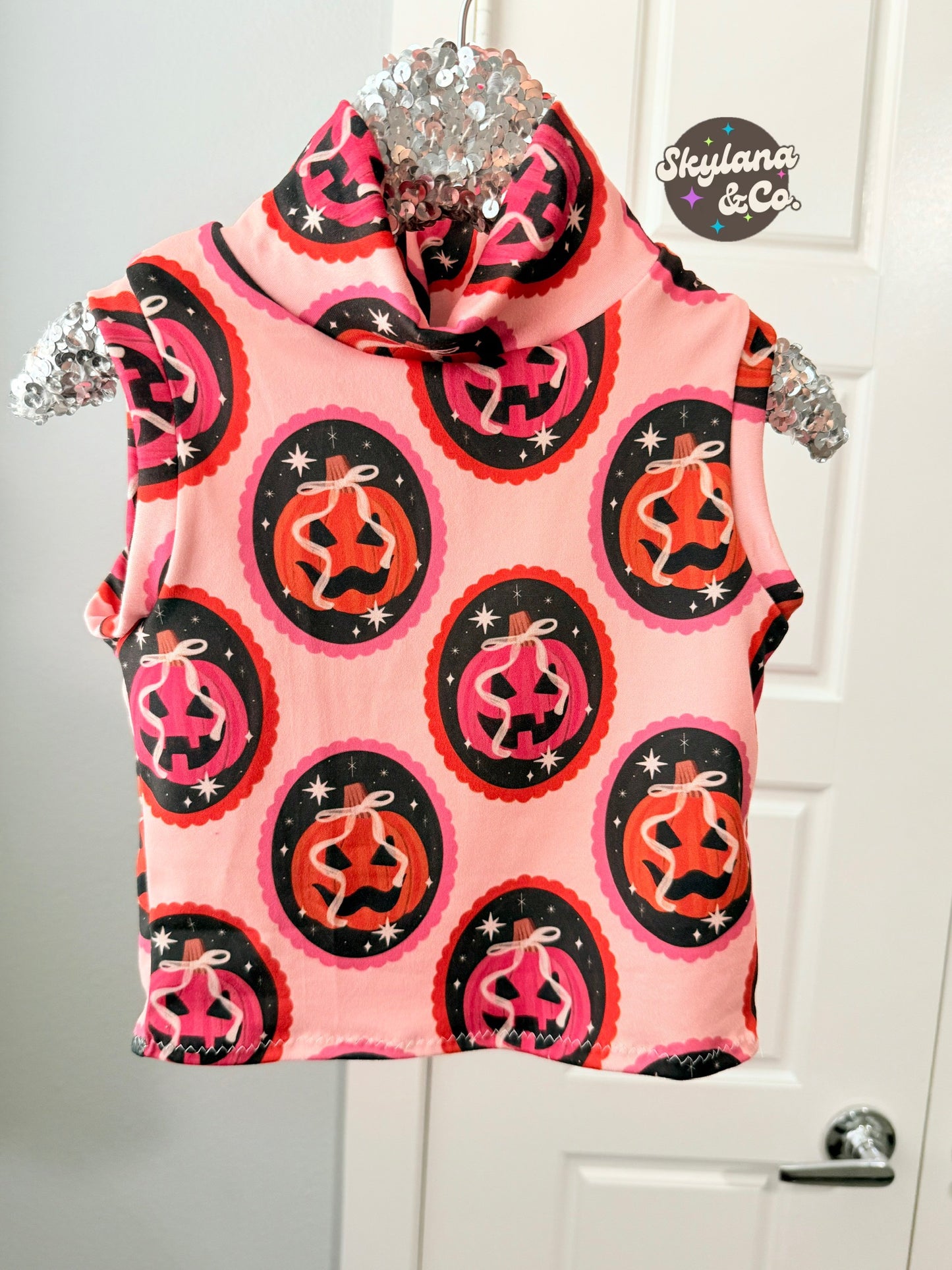 Cute Pumpkins Mock Neck Tank 18/24M
